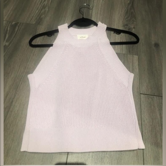 Aritzia Wilfred new halter top lavender small - Picture 1 of 2